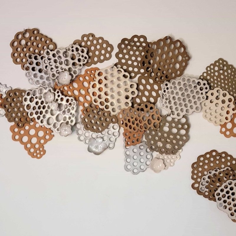 01 Mural - Encajes - Escultura - Josefina Laratro