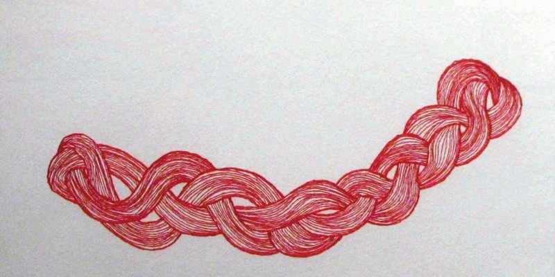 Dibujo 6 - Cabellera - Dibujos - Josefina Laratro